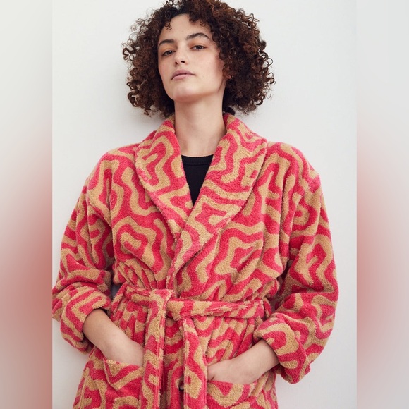 Dusen Dusen Spiral Cotton Robe - Picture 3 of 4